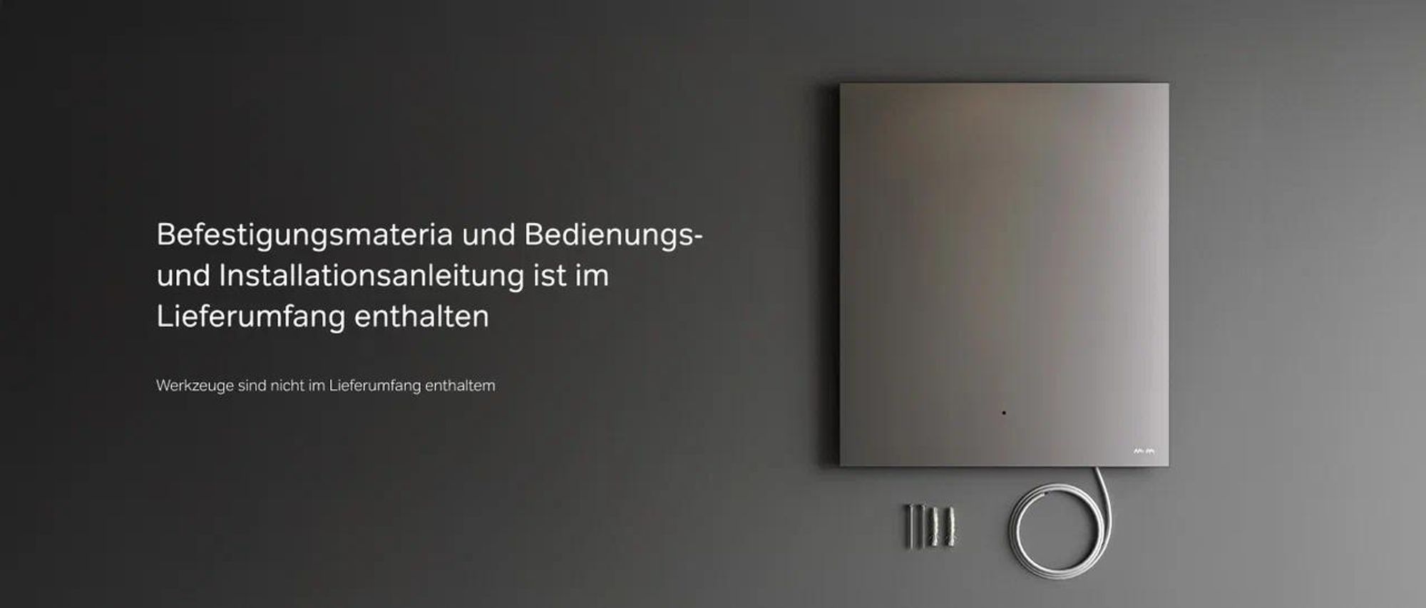 AM.PM Hit LED Spiegel 60 x 70 cm mit Beleuchtung Badezimmerspiegel Spiegel mit Licht dimmbar 3 Farbtemperaturen Touchless Sensor & Anti Beschlag