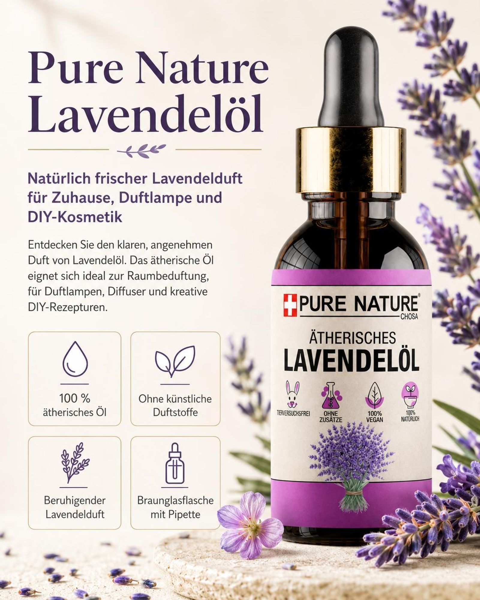 pure nature Lavendelöl