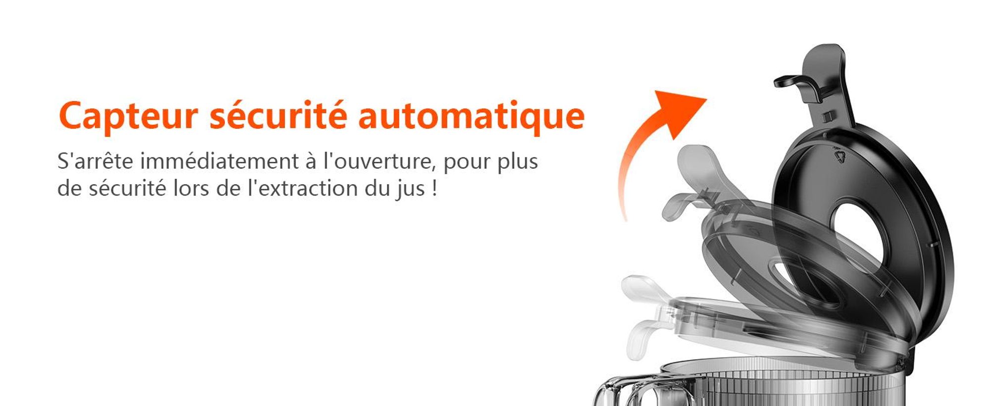 CelerySpec SJ-048-EU-SS Centrifugeuse - Pour légumes et fruits entiers Puissance 250W Capacité 1.8L Extracteur de jus Matériau alimentaire - Argenté
