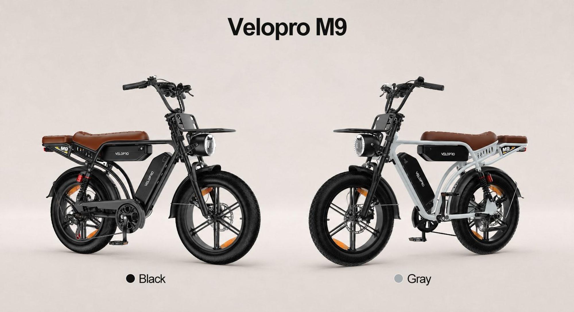 PIXAR M9 E-Bike 48V 17,5Ah Akku (100km), 250W Heckmotor, Shimano 7-Gang