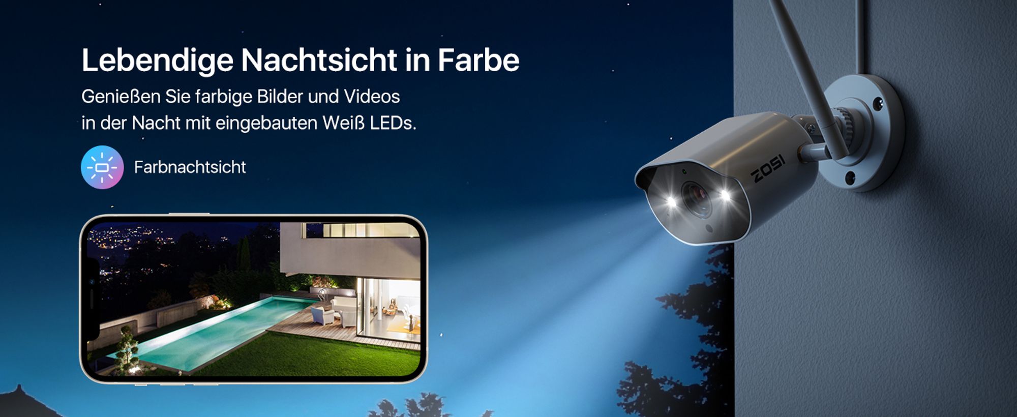Farbe Nachtsicht