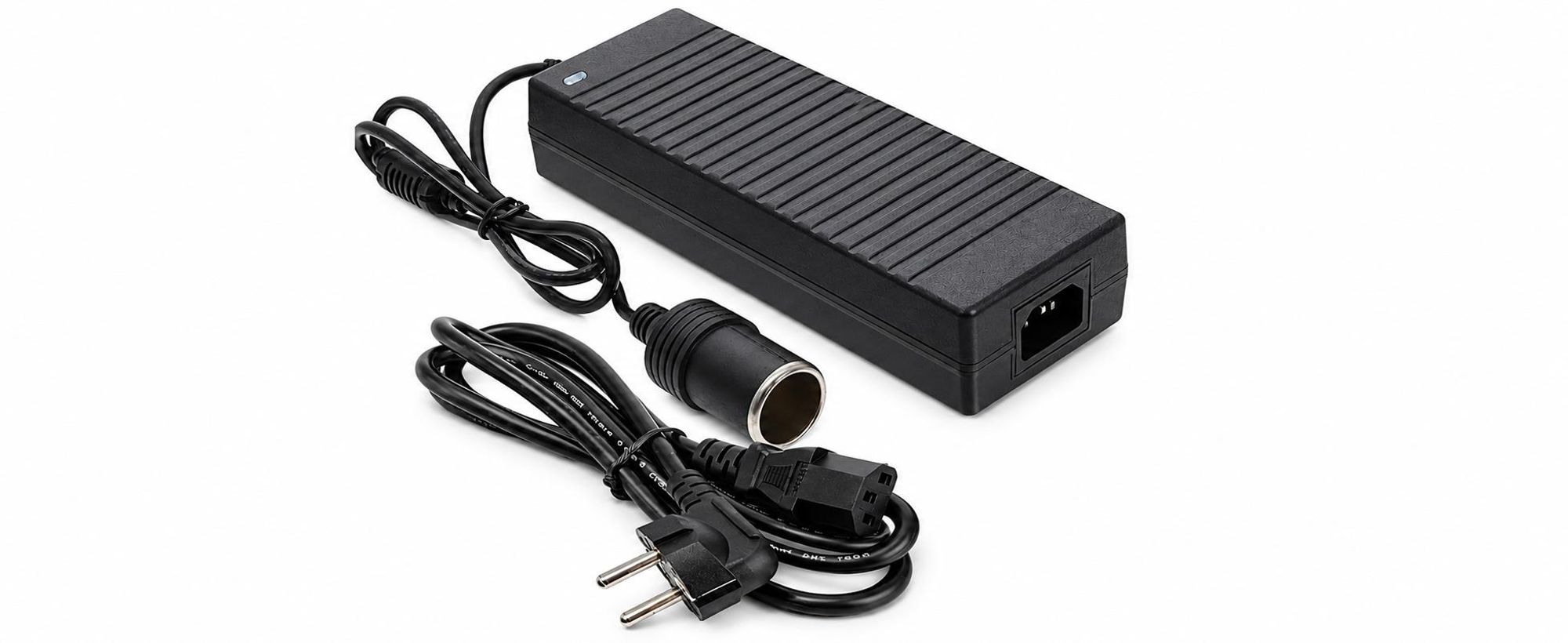 O49C 180W KFZ-Netzadapter 230V auf 12V – AC 100–240V auf DC 12V 15A, Auto-Steckdose Ladegerät für KFZ-Geräte