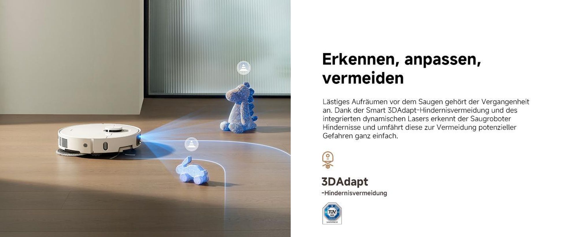 Dreame L10s Ultra Gen3 Staubsauger Roboter mit Wischfunktion&Selbstreinigender Mopp,25KPa Saugleistung,Haustiermodus,All-in-One Dock,Teppichreinigung