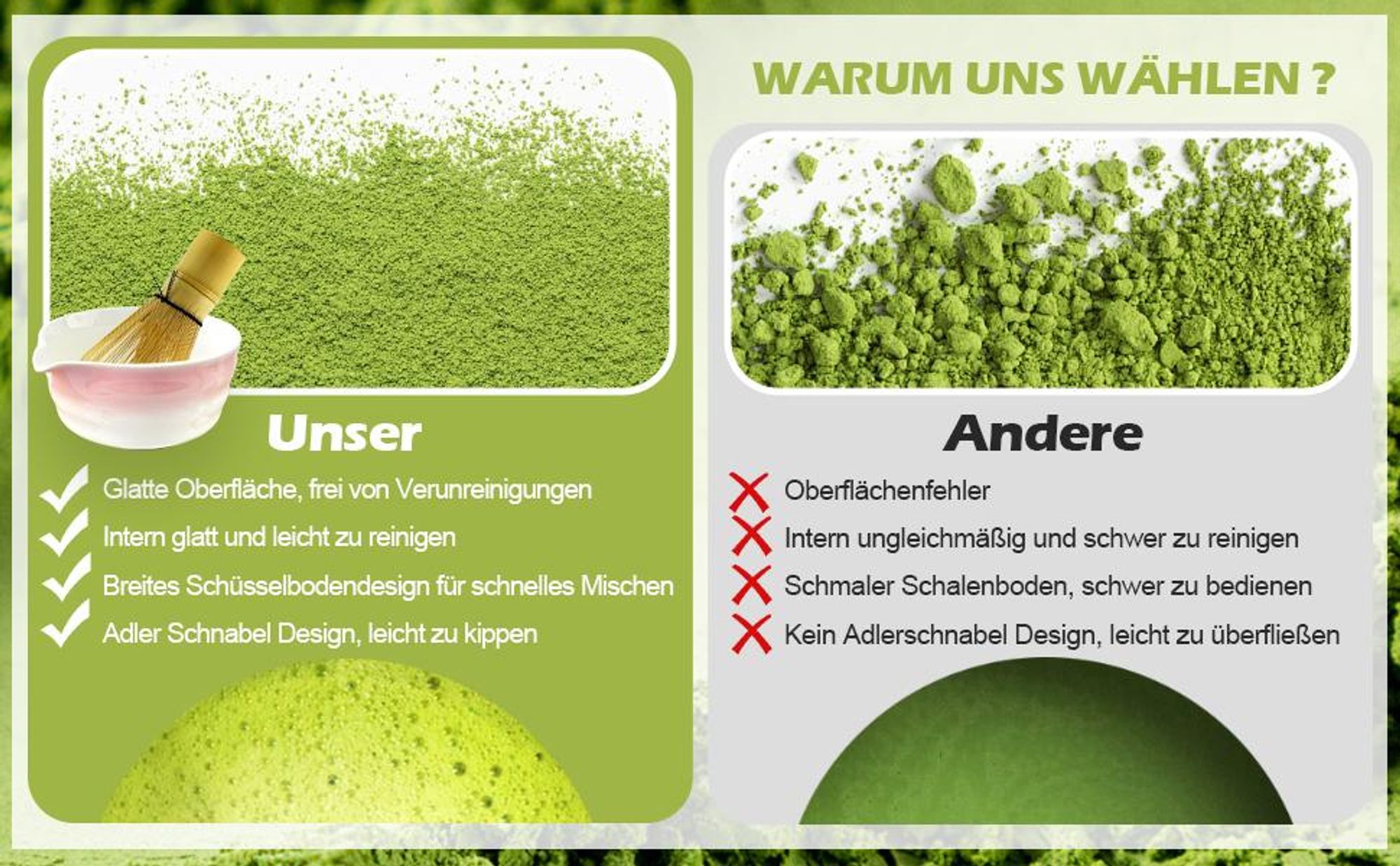 Matcha Set, Matcha Teezeremonie Set, Matcha Schneebesen, Keramik Schale, Teelöffel, Bambus Matcha Besen, Traditionelles Teezeremonie Set