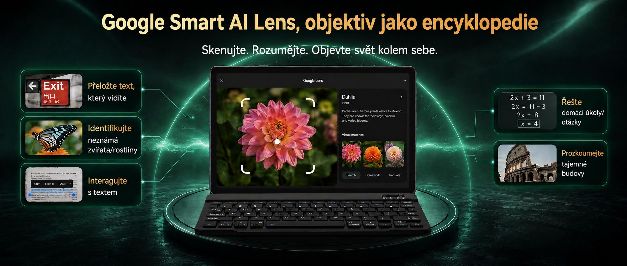BESTTAB T20 10.1'' Android 16 Set Tablet, 24GB(8+16GB rozšiřitelná) RAM+256GB ROM(2TB TF), s krytem/perem/myší/klávesnicí, Widevine L1, 5G WiFi