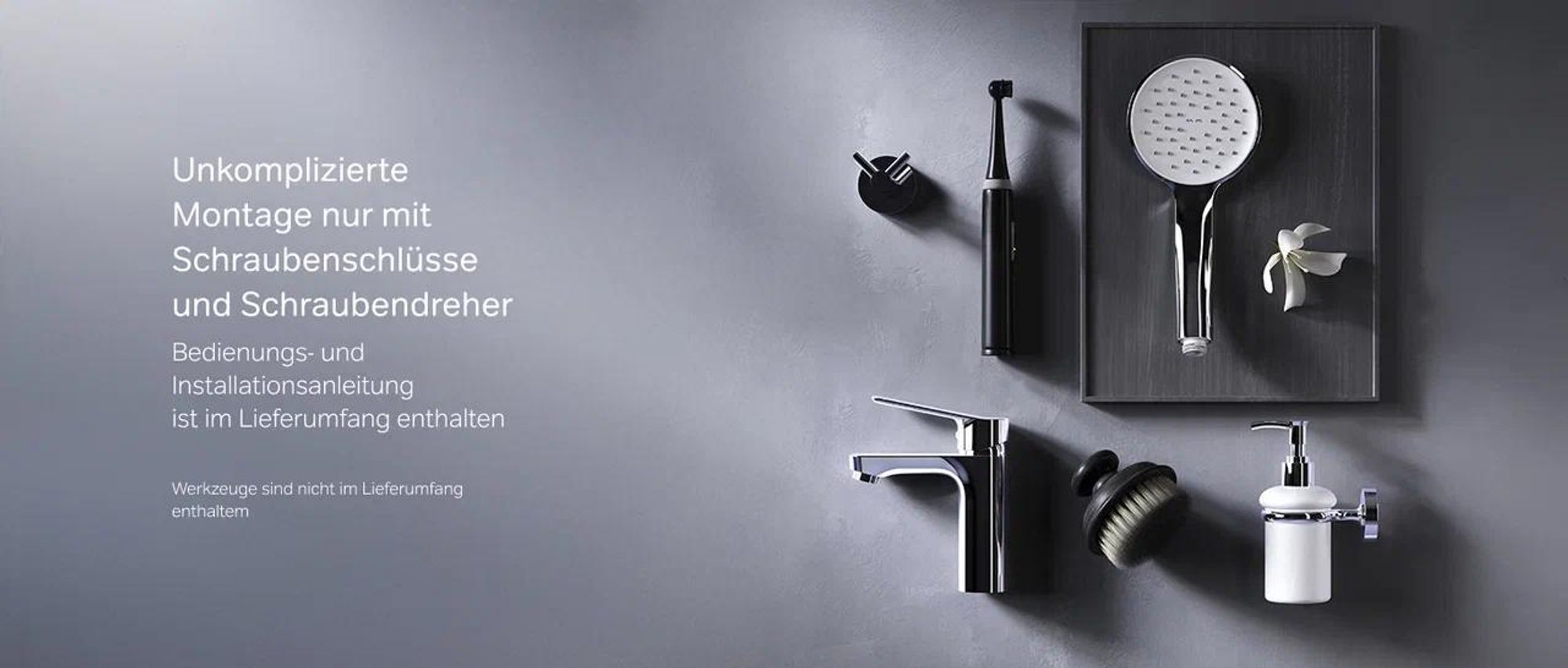 AM.PM Wasserhahn Bad Chrom Waschtischarmatur Bad Armatur Mischbatterie Waschbeckenarmatur Einhebelmischer Badezimmer
