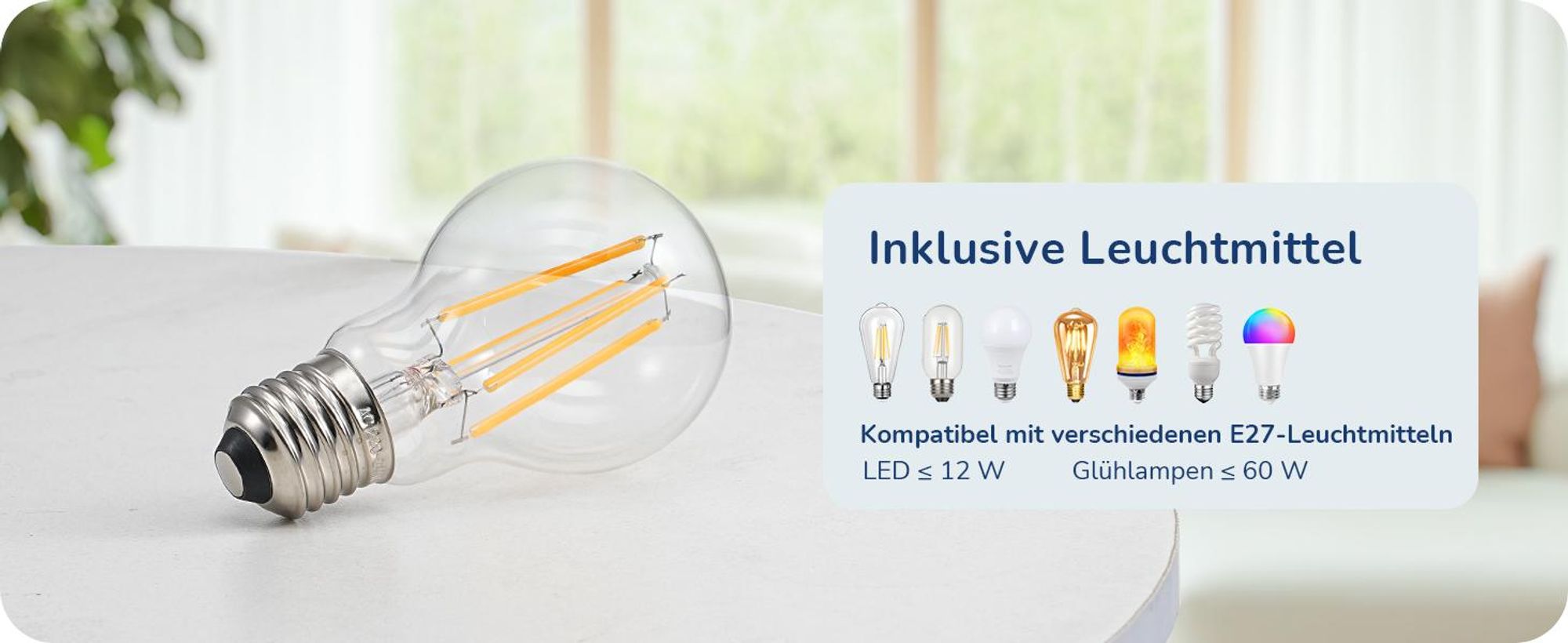 EDISHINE Stehlampe Industriell, Verstellbarer Kopf, Inkl. LED, Marineblau mit Metall-Lampenschirm, E27-Fassung, 2700 K Warmweiß, Leselampe