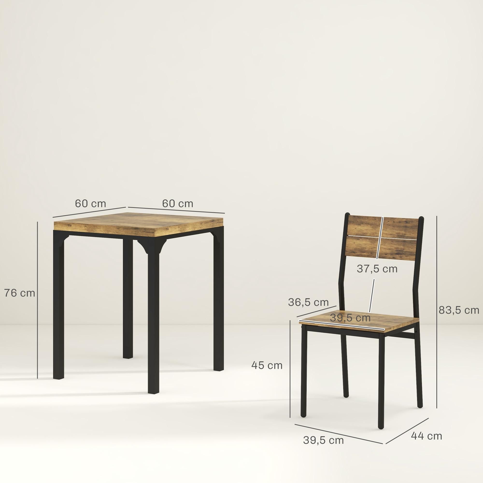 Set Frühstücksecke Landhausstil braun