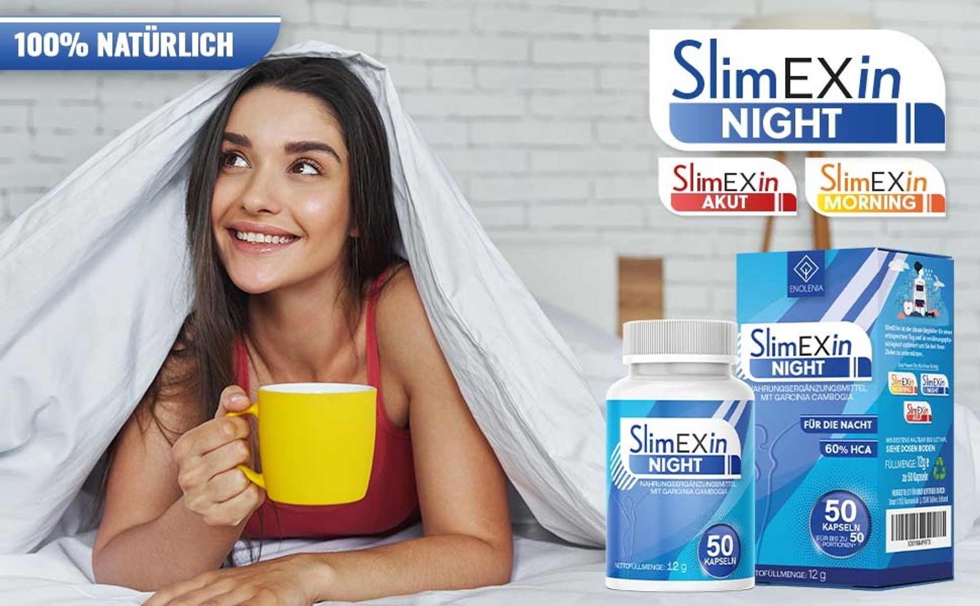 Enolenia® SlimEXin Night Burn – hilft bei Gеwichtsreduktion – Abnеhmen im Schlaf – schnell abnеhmen – für Männer und Frauen – Gеwicht verlieren