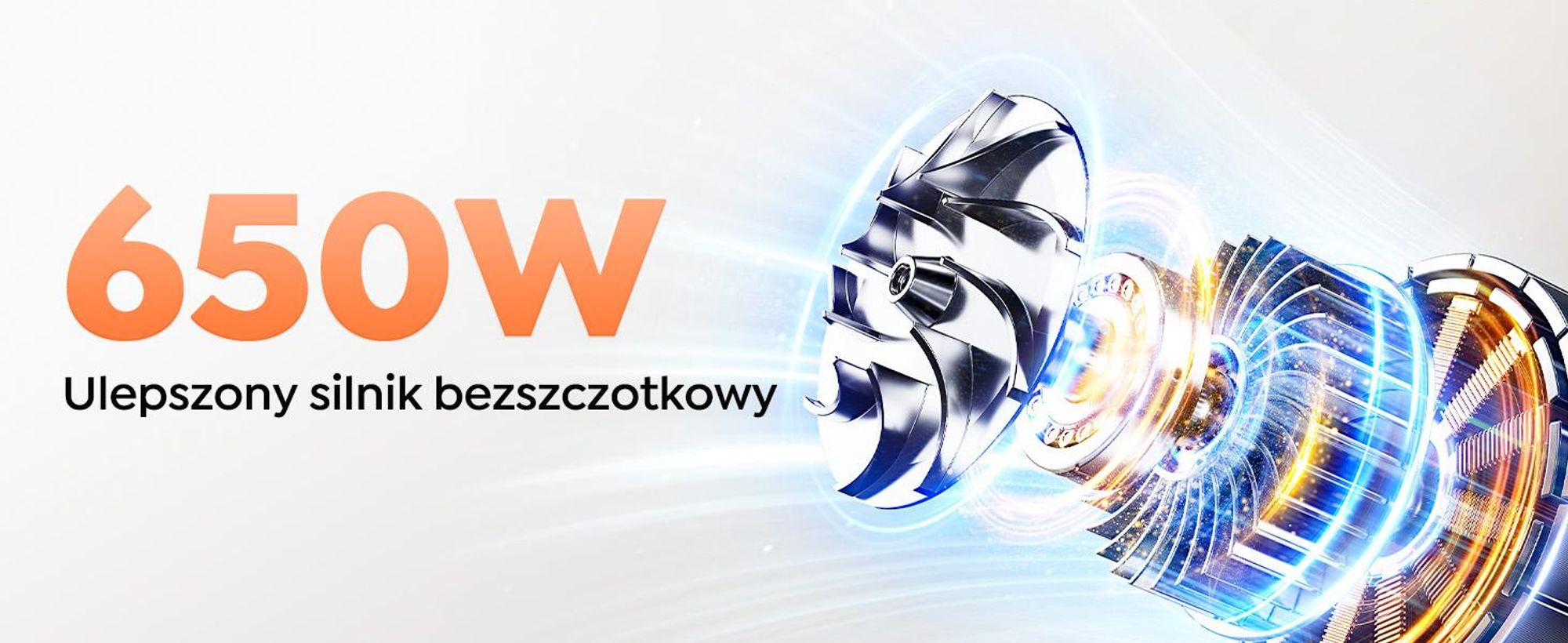 Odkurzacz bezprzewodowy Buture VC90, odkurzacz bezprzewodowy 650W/65KPA z ekranem dotykowym, czas pracy do 60 minut, odkurzacz bezprzewodowy zapobi