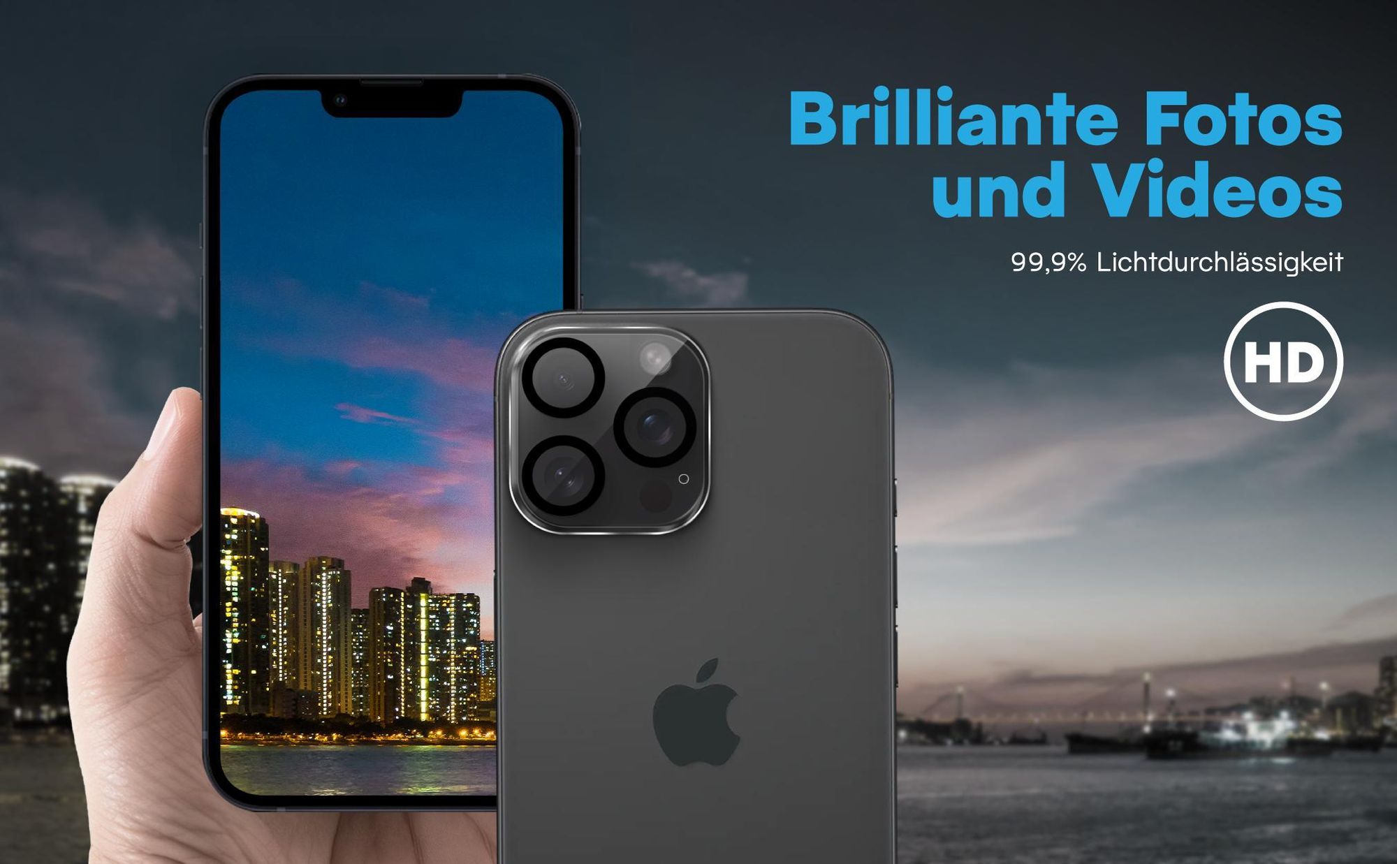 Brilliante Bildqualität mit dem Apple iPhone 13 Pro dank 99,9% Lichtdurchlässigkeit