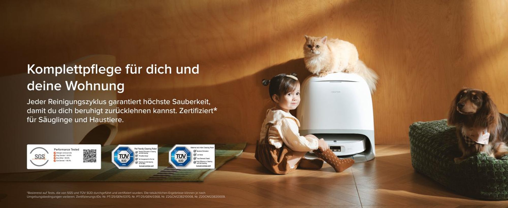 Roborock Qrevo Curv 2 Pro Staubsauger Roboter, 25.000 Pa Saugroboter mit Wischfunktion und Wischmopp-Hebefunktion, 100 °C Moppwäsche mit heißem Wasser