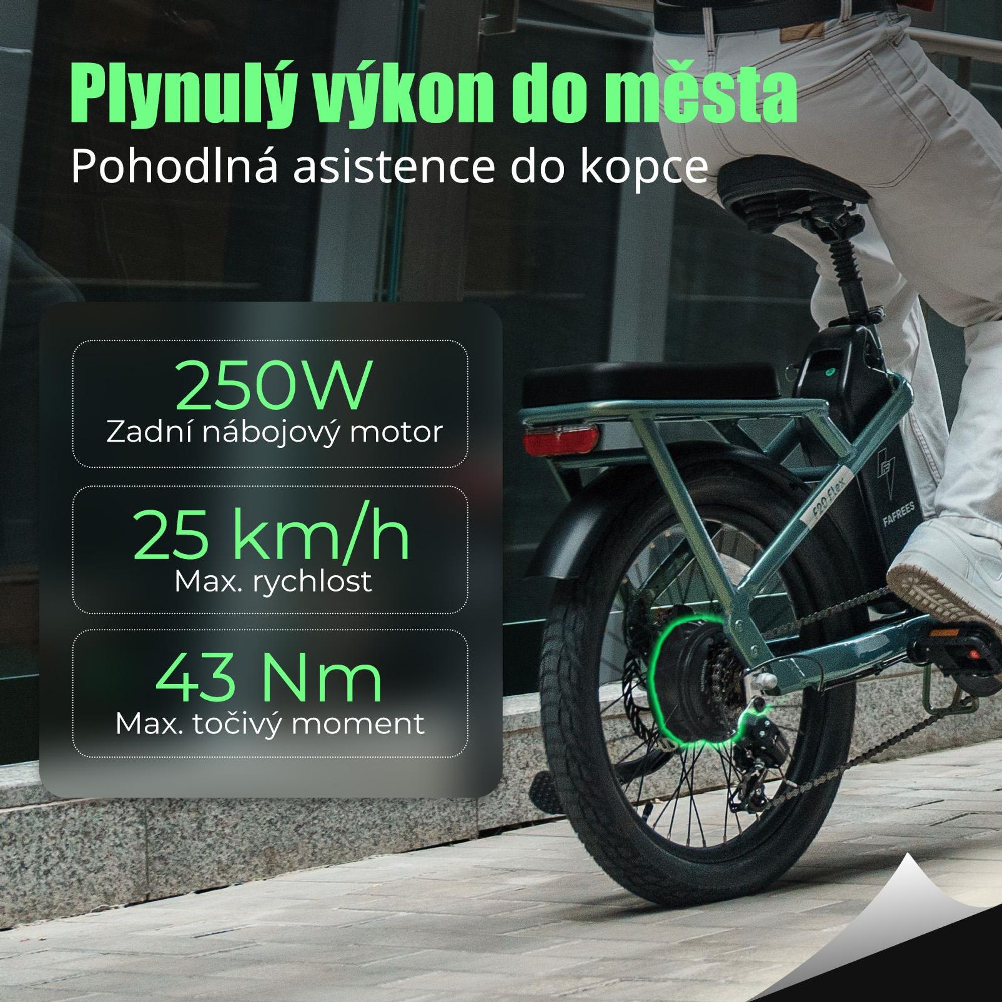 Fafrees F20 Flex Elektrický Bicykel - 250w Motor, 36v 20ah BatéRia, Dojazd 75-100 km, Mechanické KotúčOvé Brzdy - Gunmetal