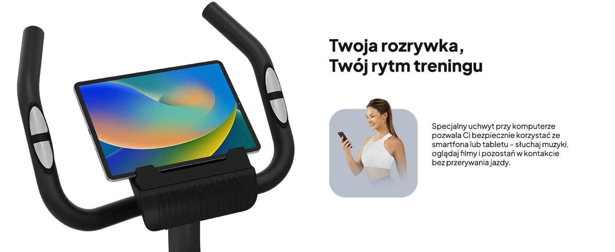 Rower treningowy Zipro Beat RS – magnetyczny rower fitness z masą obrotową 6 kg – cichy rower treningowy do 120 kg – pomiar tętna, uchwyt na butelkę