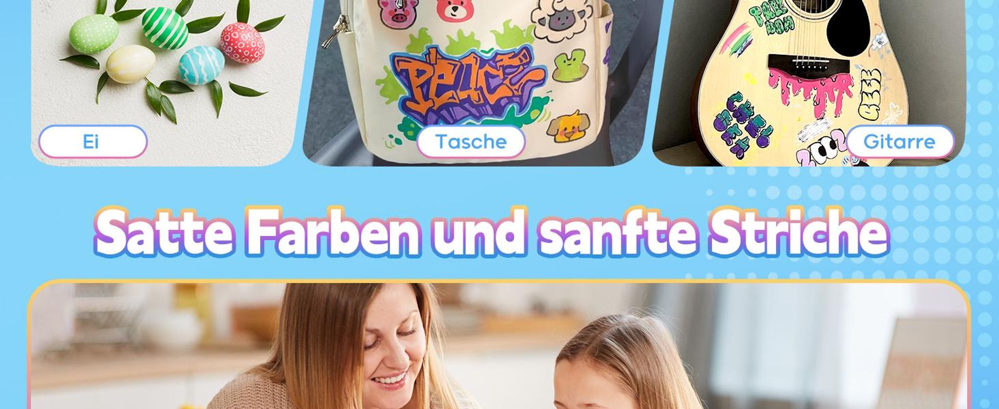 Acrylstifte, 36 Farben Doppelspitzen Stifte für Steine Wasserfest, Marker Stifte für Geschenkekarte, Holz, Glasmalerei, Keramik, Bastelarbeiten