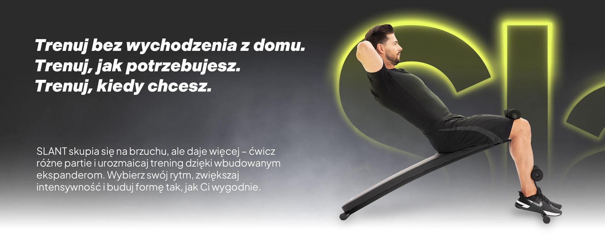 Zipro Ławka skośna Slant – składana ławka do ćwiczeń brzucha z ekspanderami Regulowana ławka treningowa do użytku domowego Ławka ujemna do brzuszków Wytrzymała