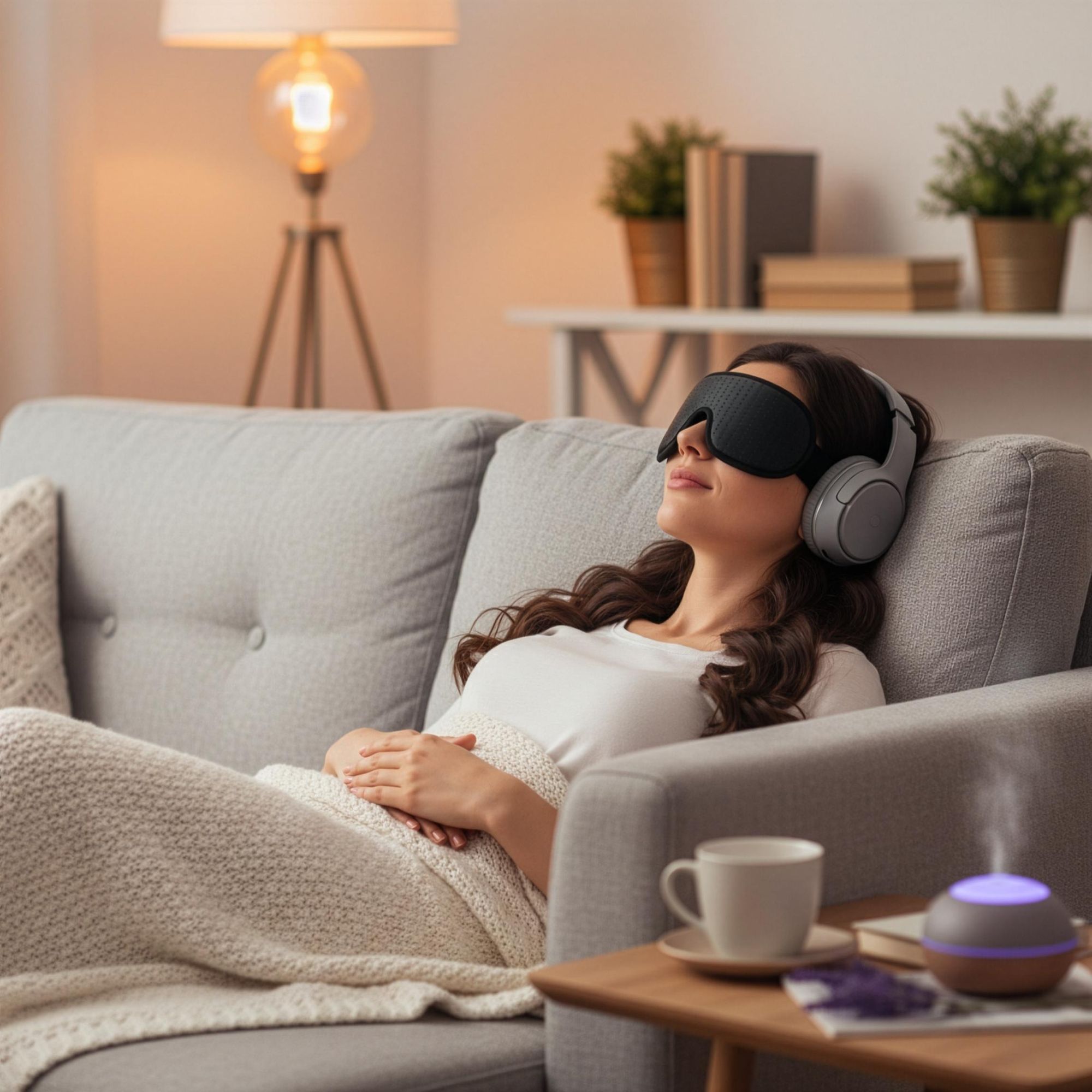 Schlafmaske 3D für Damen & Herren, Augenmaske Verdunkelnd aus Memory Foam, ergonomische Nachtmaske atmungsaktiv & druckfrei, EVI DESIGN Somnia