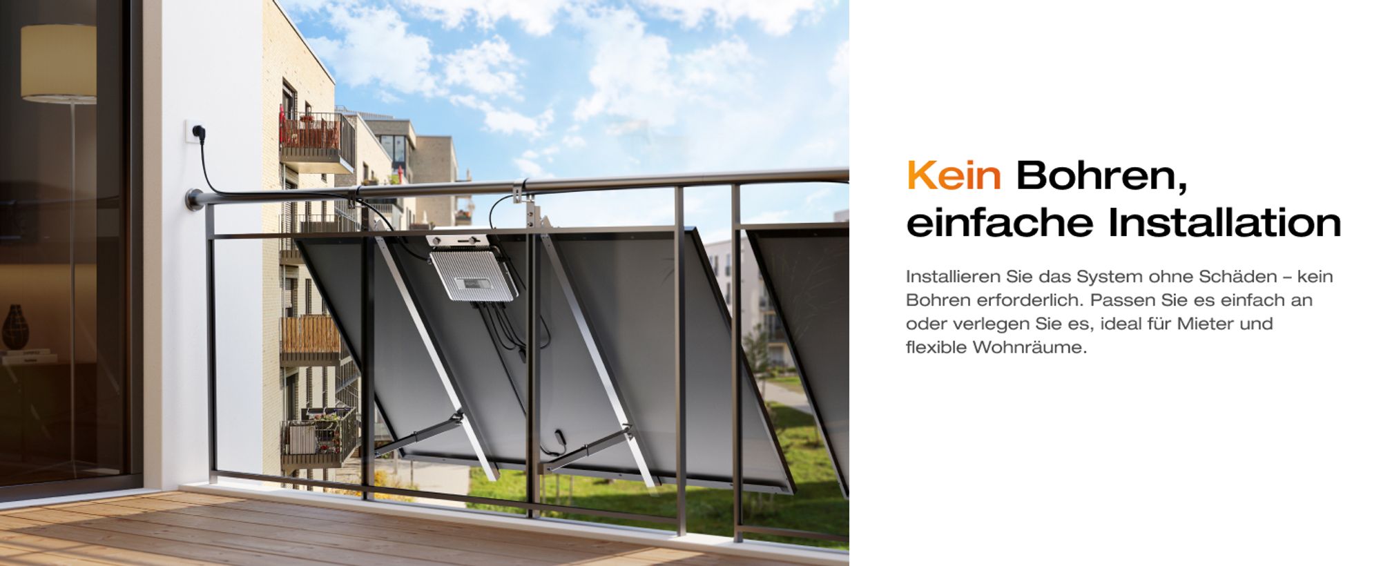 ECOFLOW STREAM Balkonkraftwerk Basic Kit 0% VAT, 800 W Mikro-Wechselrichter, 2 × 400 W PV Solarpanels