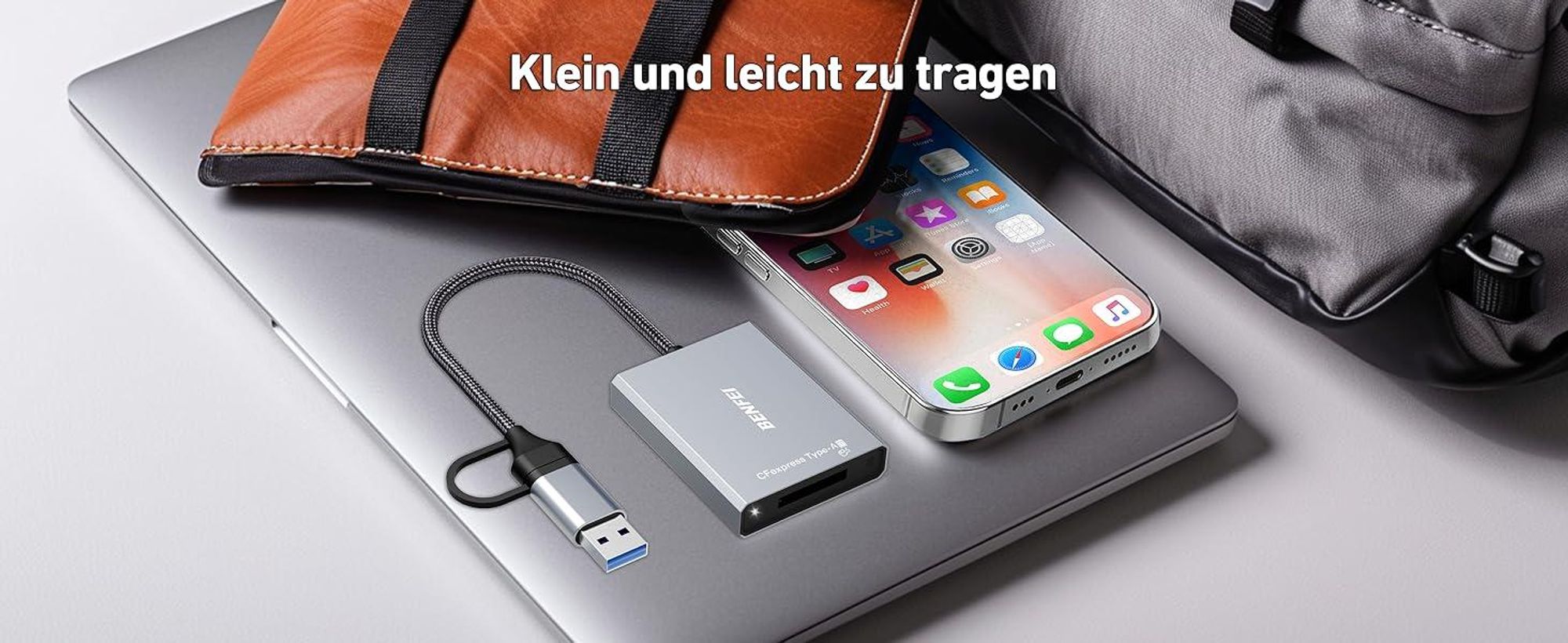 BENFEIKartenlesegeräte CFexpress Typ A Kartenleser USB 3.2 10Gbps