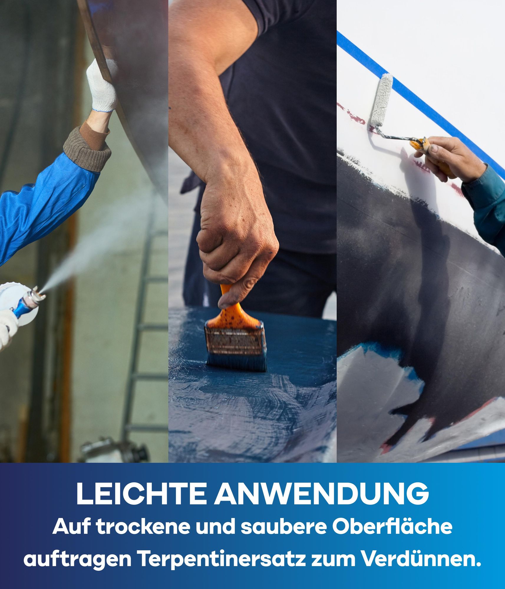 Plid Bootslack 2,5L + Pinselset 3-tlg. Farblos Glänzend – für ca. 25m² / Klarlack Holzlack Schiffslack Holzschutz – wasserfest & strapazierfähig