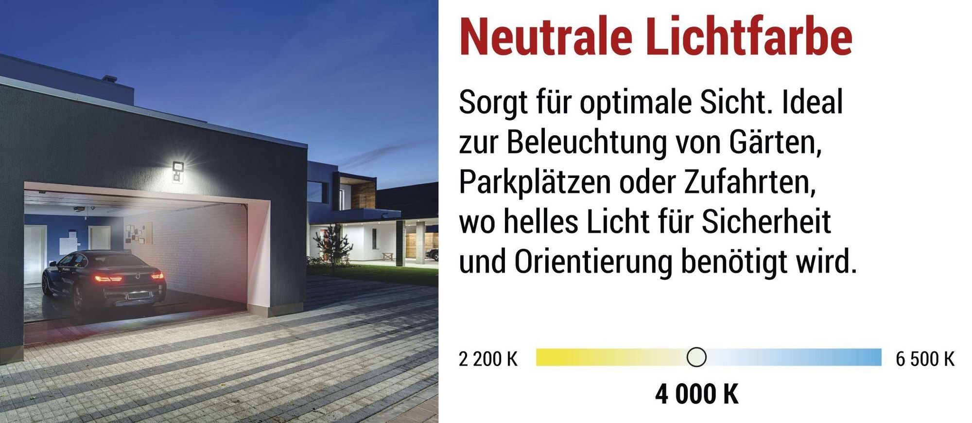EMOS LED Strahler SIMPO 20 W mit Bewegungsmelder, für Außen, superhell 2000 lm, Neutralweiß 4000 K, Lebensdauer 25000 St., ZS2323