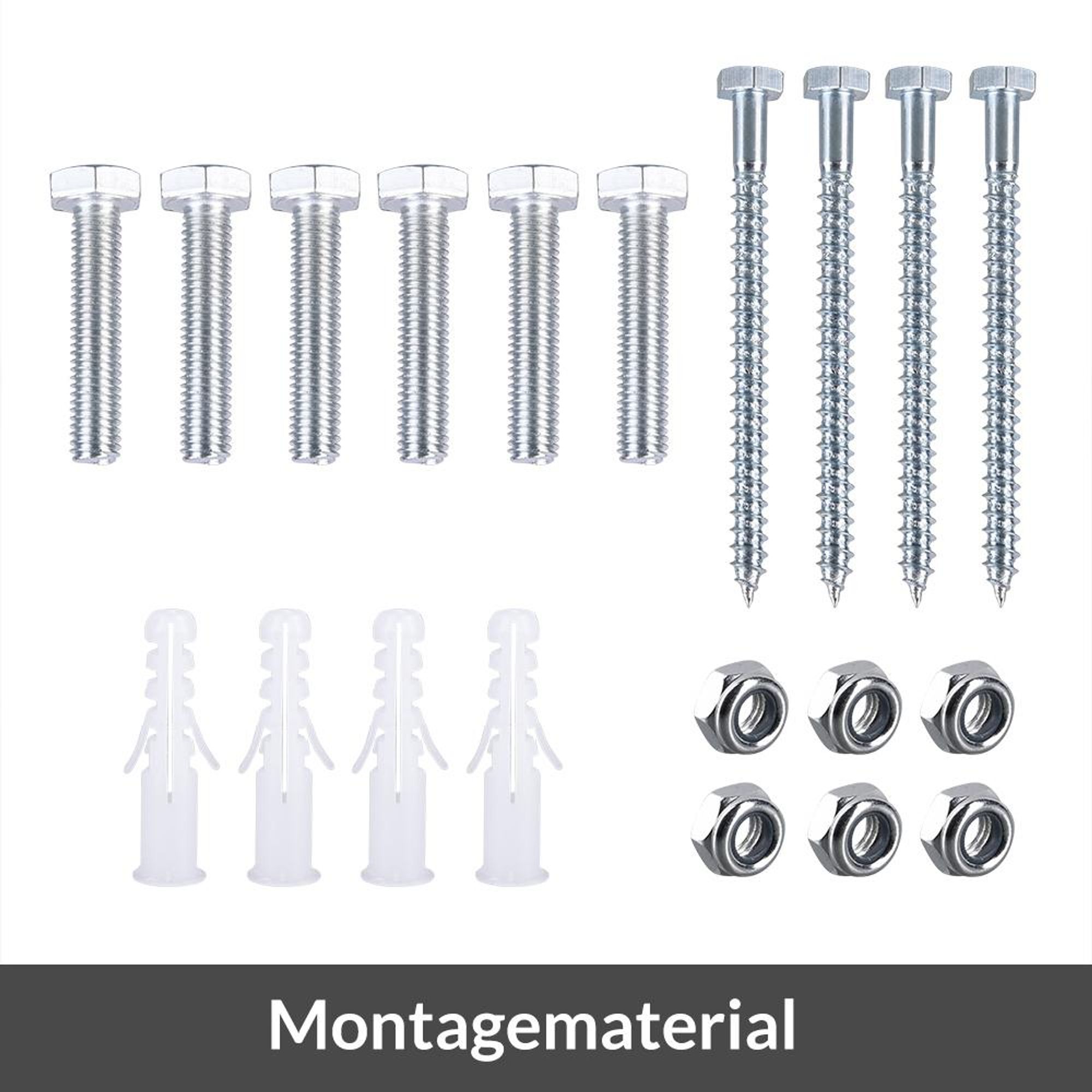 MONZANA® Fahrradständer für 3 Fahrräder 37cm Radabstand 30-65mm Reifenbreite rostfreier Stahl selbstsichernde Schrauben Boden oder Wandmontage Mehrfachständer Fahrradhalter Aufstellständer Radständer