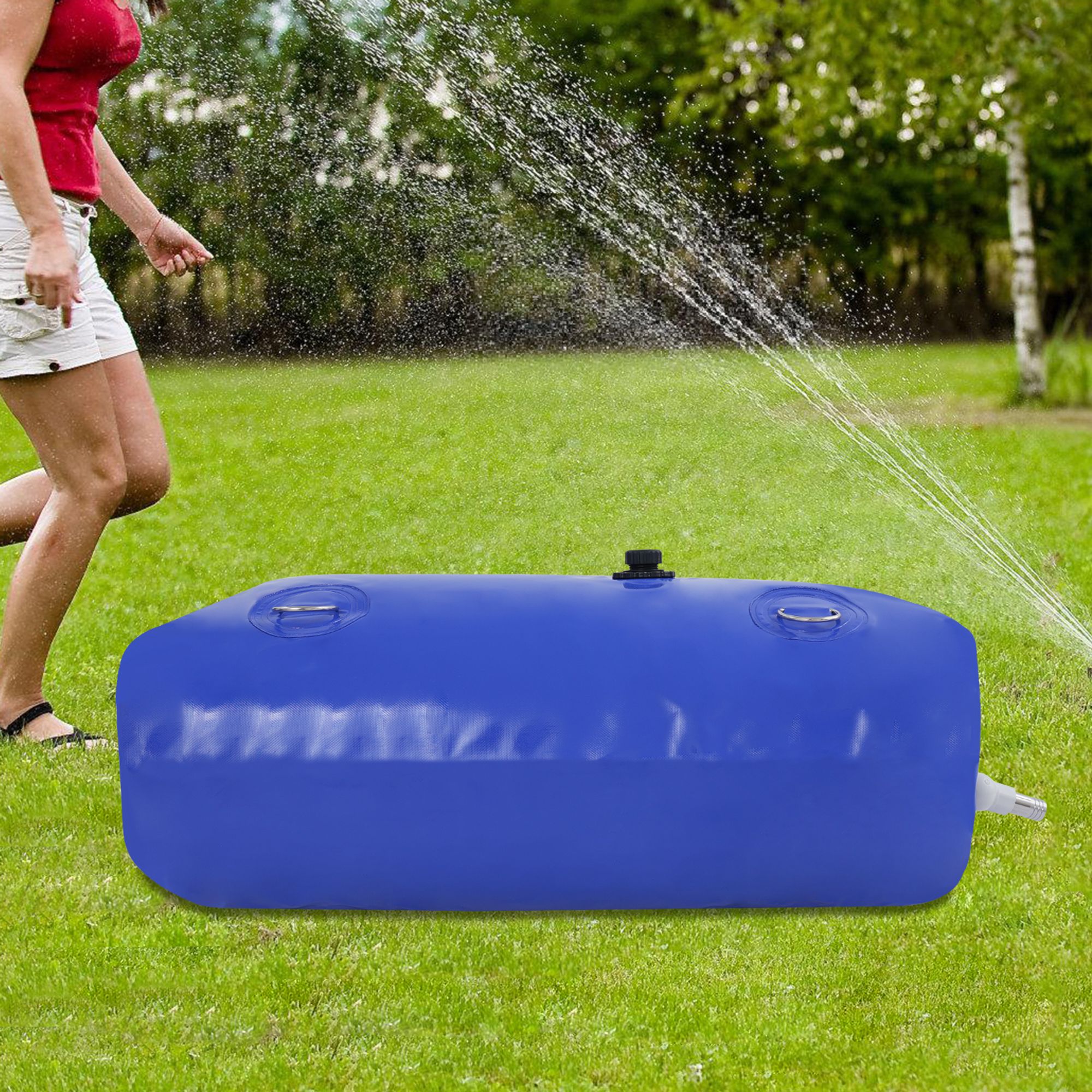 110L Faltbarer Tragbarer Wasserbehälter Große Kapazität Wasserblasen-Speicherbehälter für Brauchwasser Lagerung