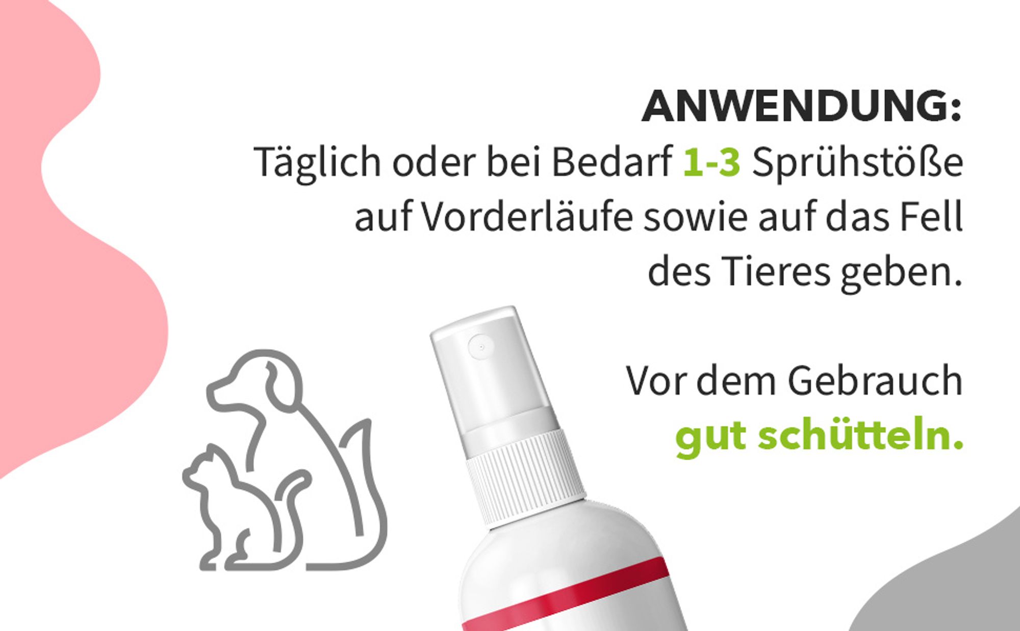 Saint Nutrition® Zeckenix Spray – zum Schutz vor Zeckenbefall – für Hunde und Katzen – Zeckenschutz Hund – natürliche Formel – 100 ml