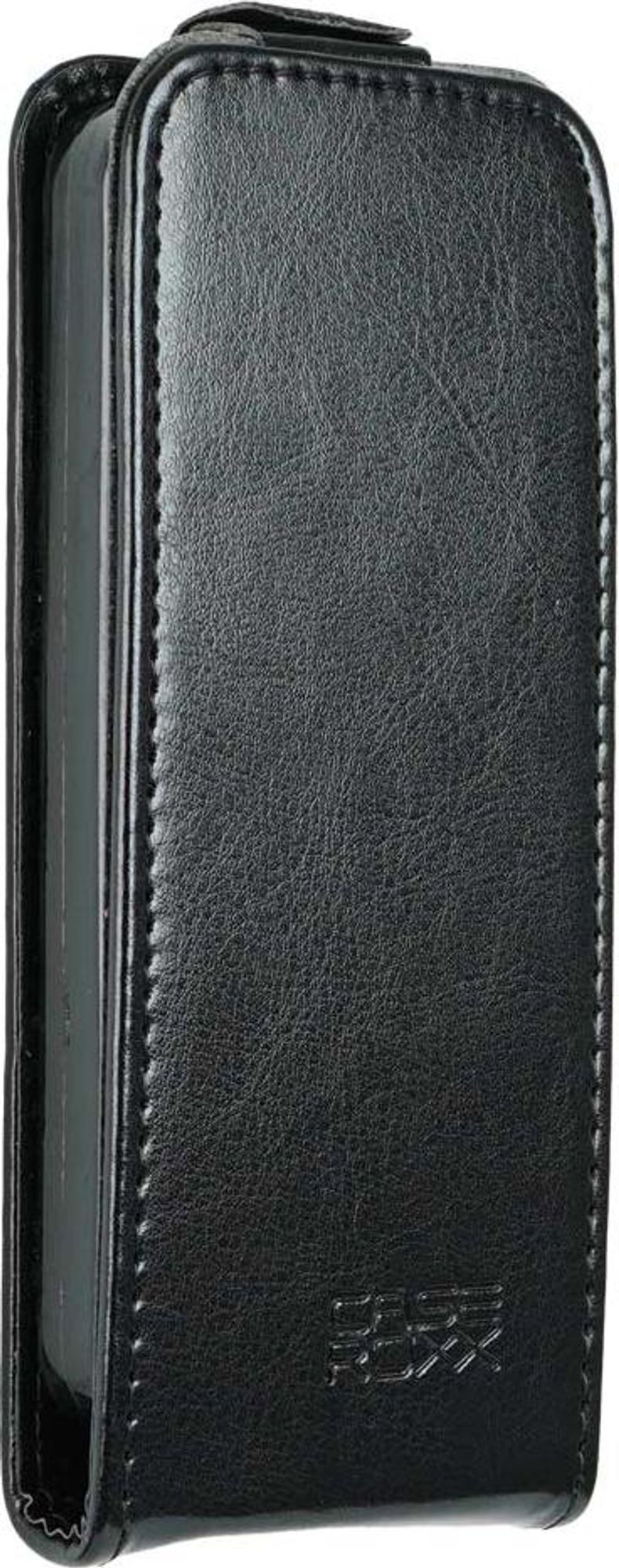 caseroxx Schutz Tasche Hülle Flip Cover kompatibel mit Nokia 235 4G (2024) / 215 4G (2024) / 220 4G (2024), Smartphone Tasche Flip Cover in schwarz Bild 2