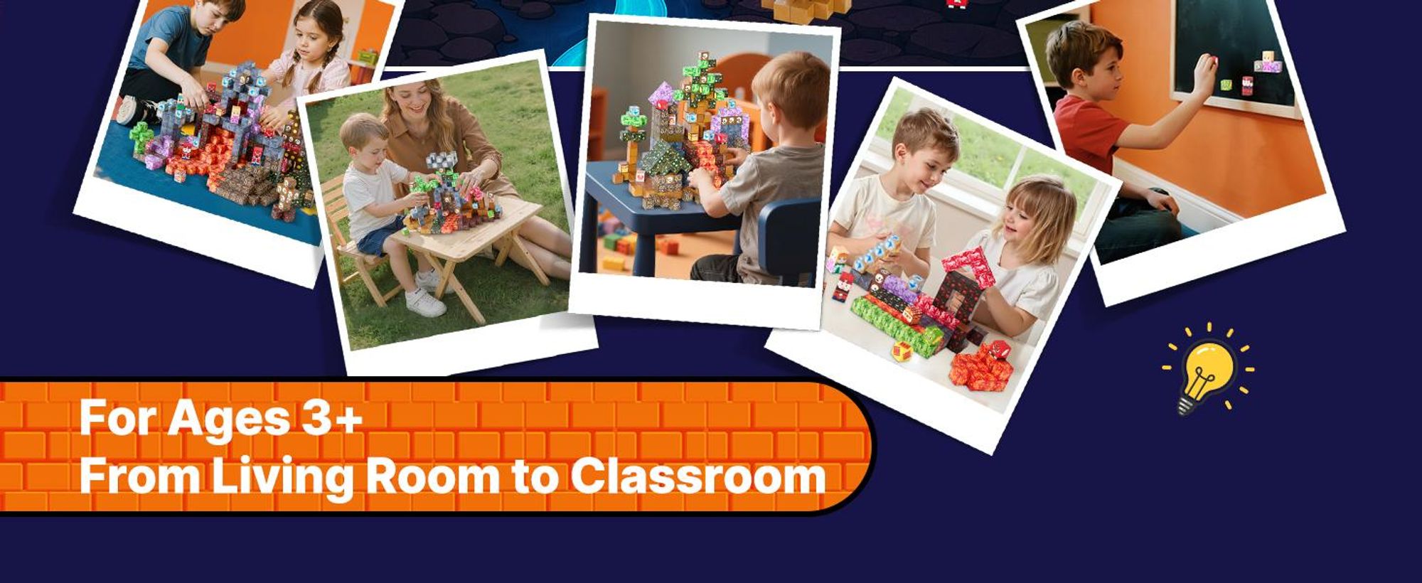 VEVOR Magnetische Bausteine, 100-teiliges Dark Castle-Set, Magnetblöcke, STEM Montessori-Spielzeug als Weihnachts- & Geburtstagsgeschenk, Konstruktions-Stapelspielzeug, ab 3 Jahren