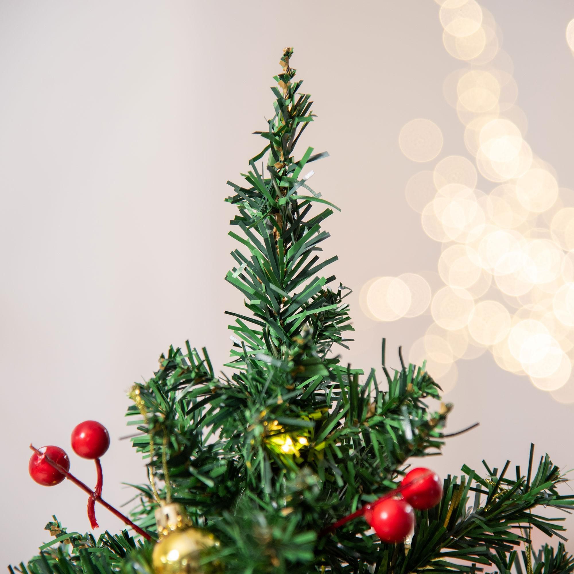 Christbaum Schreibtisch Kugeln