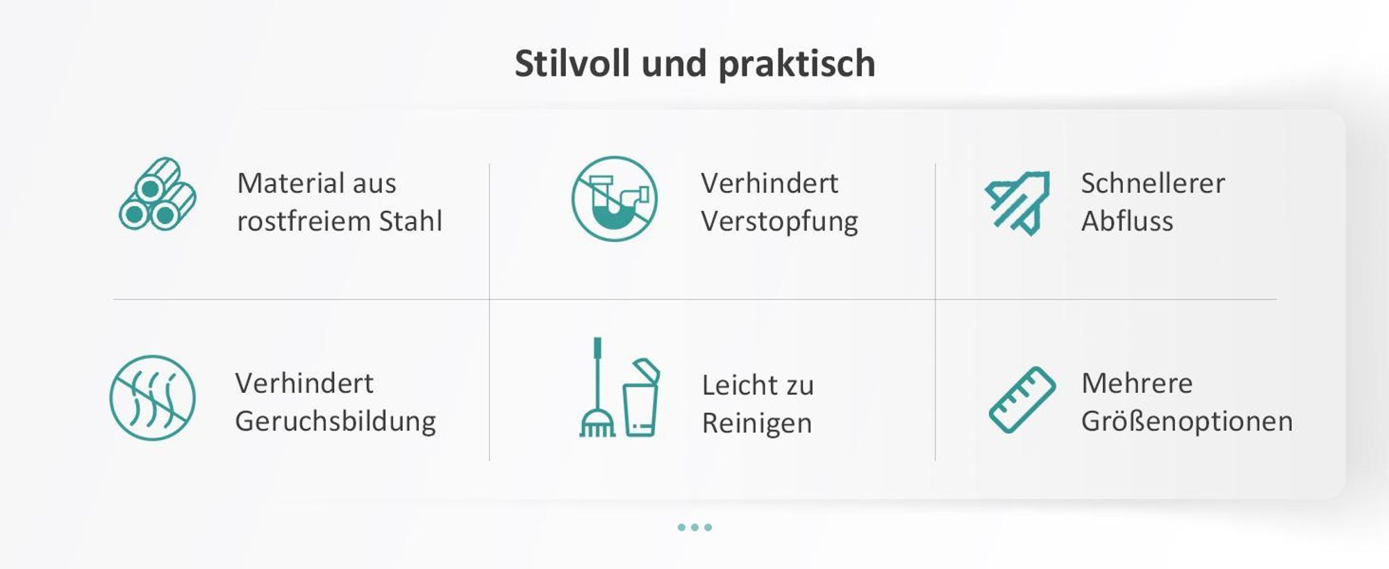 EMKE Duschrinne 80cm Edelstahl Bodenablauf Siphon mit Geruchsstop Randablauf Haarsieb Sehr Flach Ablaufrinne Komplettset