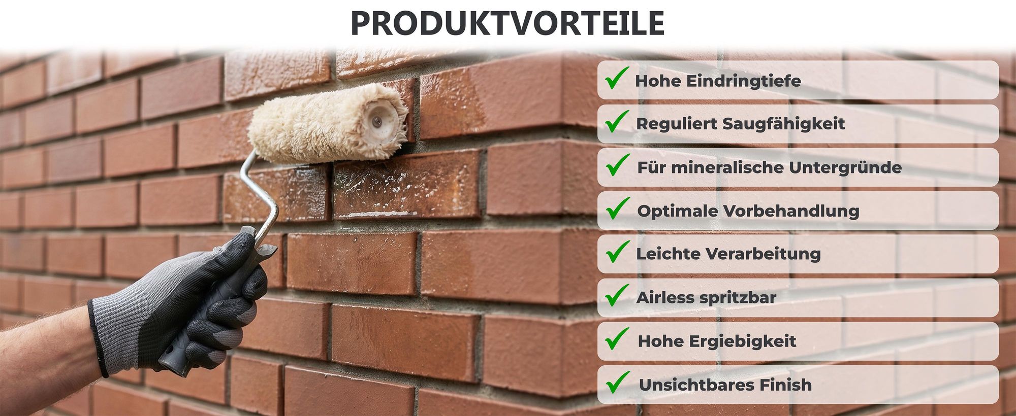 Ziegelgrundierung Untergrundvorbereitung Dachbeschichtung Ziegeluntergrund W509 - 10L
