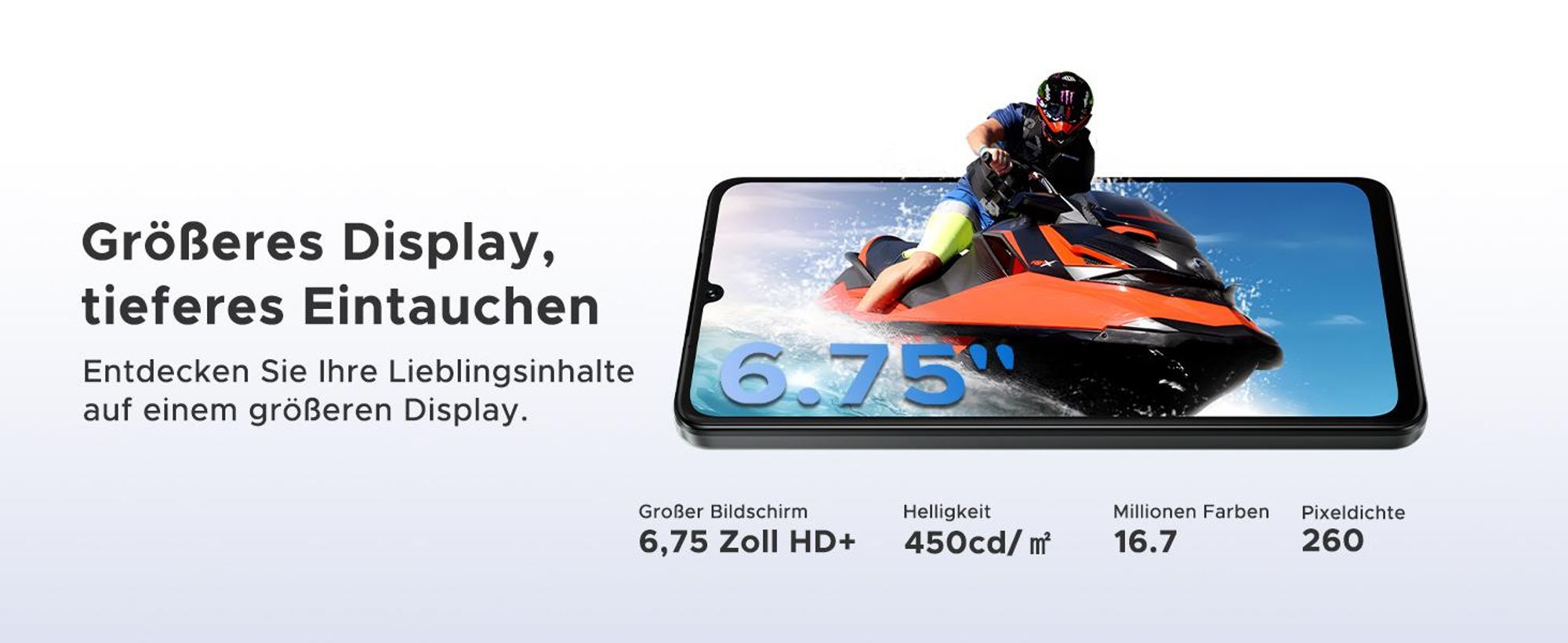 DOOGEE Note59 Pro Smartphone Handy, Android 16, 6,75" 120Hz, 6250mAh Akku, 32GB+256GB, 5G, 16MP, NFC, Fingerabdruck, ohne Vertrag