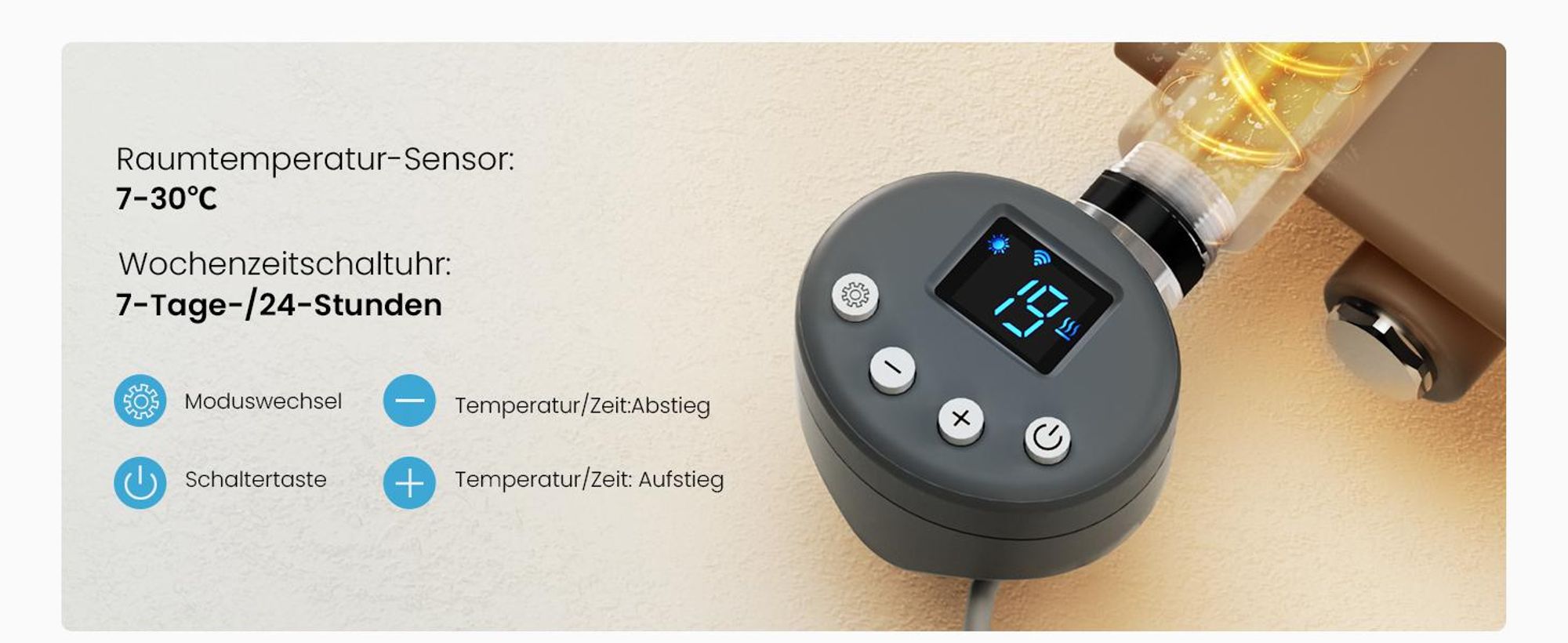 Heilmetz Badheizkörper 140x50cm 800W Anthrazit Elektrischer Heizkörper Handtuchheizkörper WLAN Thermostat & Timer Handtuchtrockner