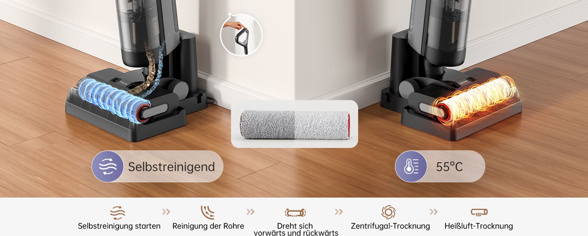 Ersatzteile Für Dreame H12 Pro Sauger - Bürstenrollen & HEPA Filter Set