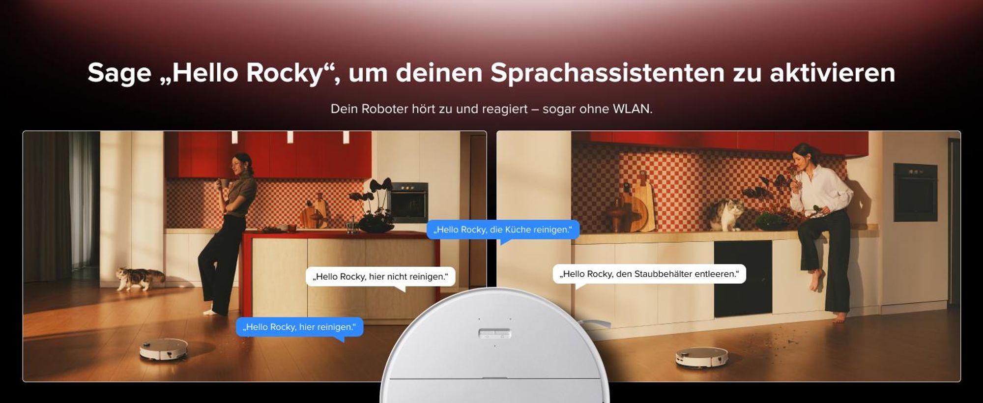 Roborock Saros 20 Sonic Staubsauger Roboter, 36.000 Pa Saugroboter mit Wischfunktion, Dual Anti-Tangle System, 7,98cm Ultra-Slim Design (Weiß)