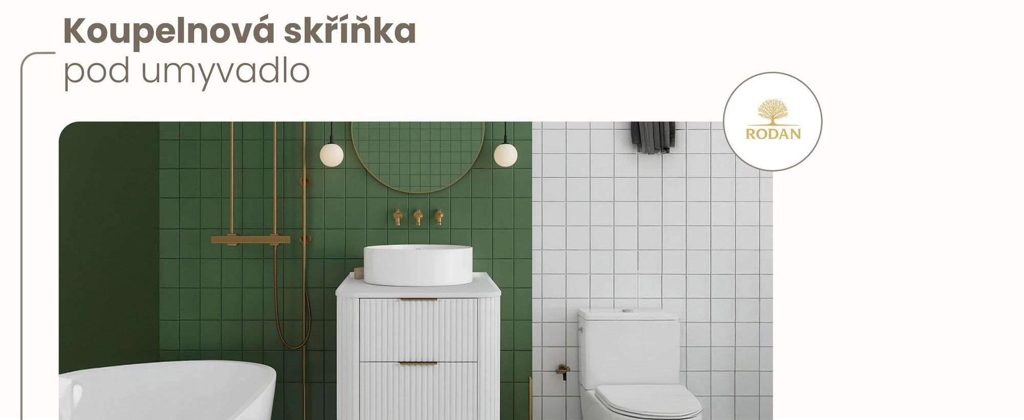 Koupelnová Skříňka - 60 CM - Bílý Matný - MDF - 2 Zásuvky