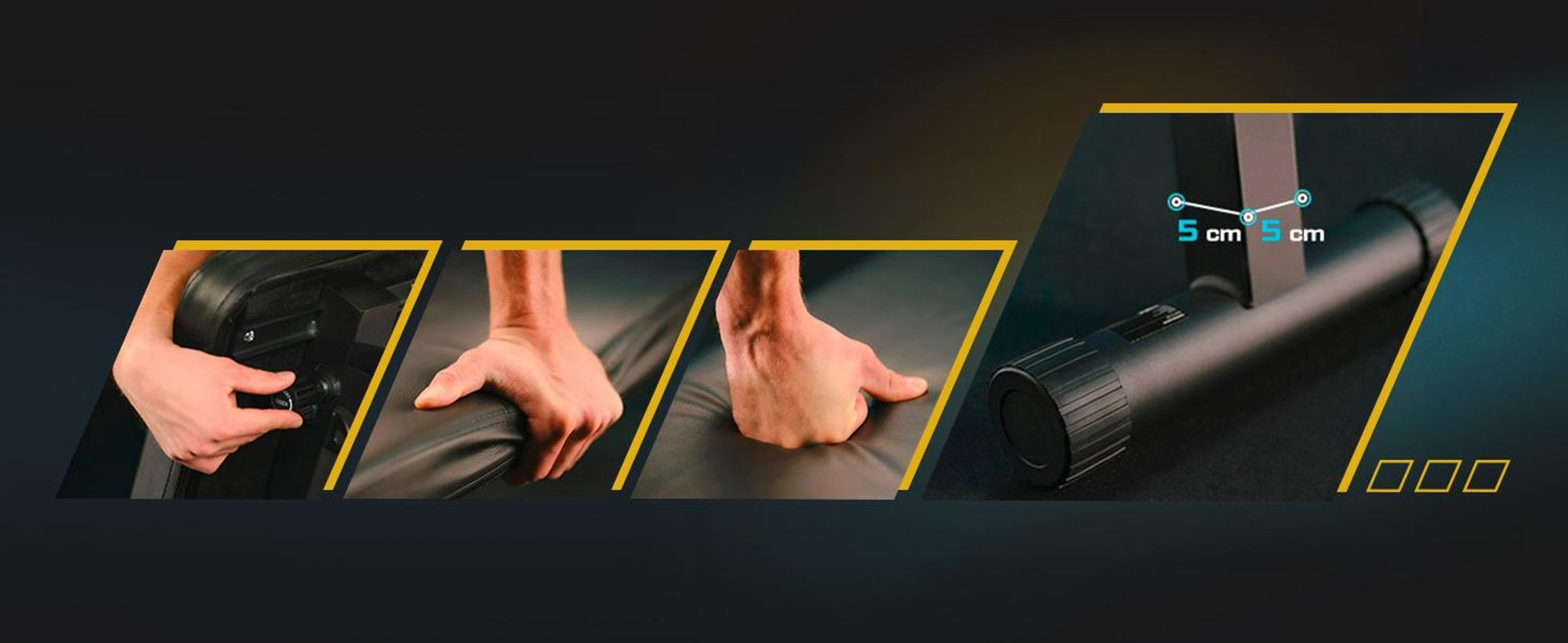 TREX SPORT Flachbank TX-100B | Hantelbank klappbar für Krafttraining | Home Gym Trainingsbank für Bankdrücken | Stahlrahmen, rutschfest, gepolstert