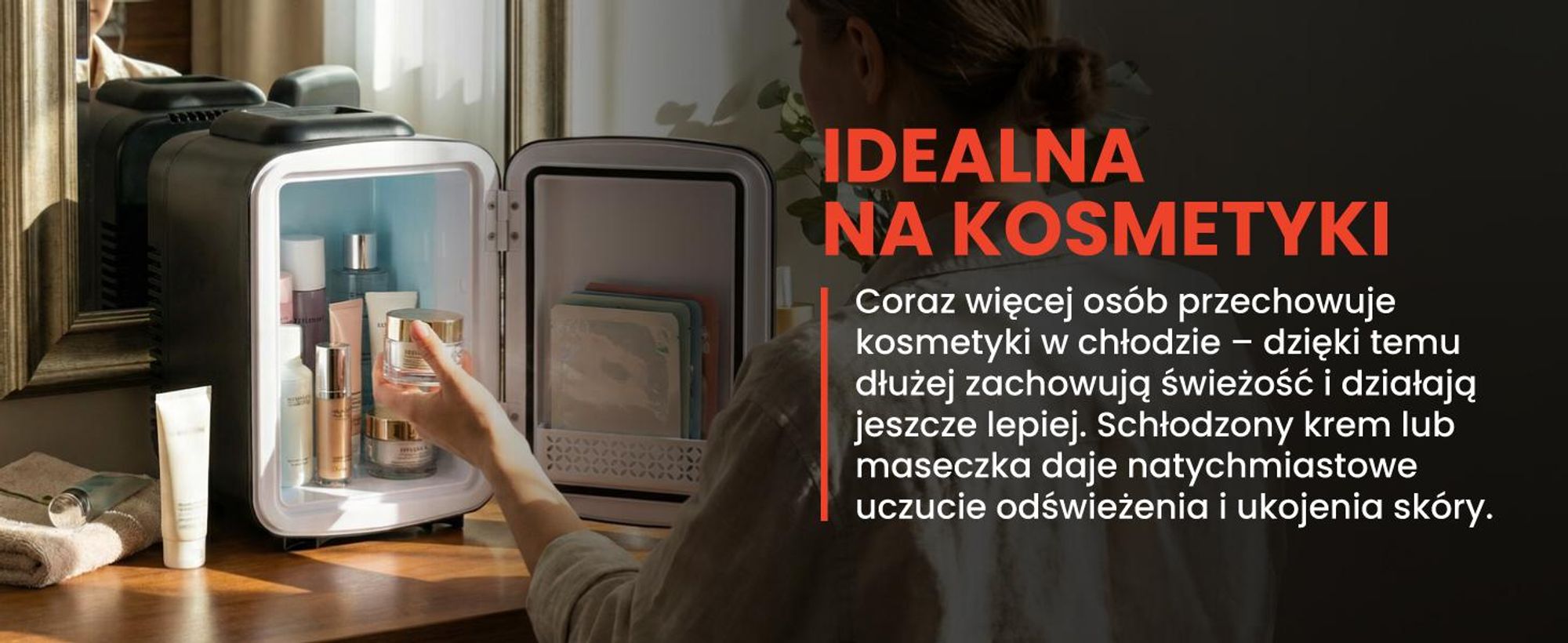 mini lodówka do przechowywalania leków napojów i kosmetyków o pojemności 4 litry