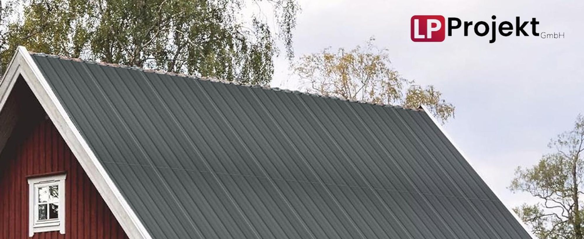 LP Projekt Trapezblech 12er Set – Profilblech 115x46cm (6,35m²) anthrazit – Dachplatten verzinkt aus Metall & Stahlblech – für Carport, Dach, Garage, Geräteschuppen, Wandverkleidung, Überdachung