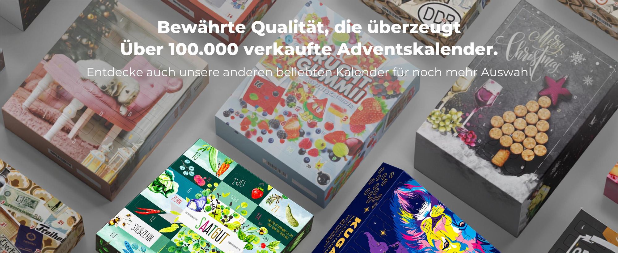 BOXILAND® Saatgut Adventskalender 2026 – 24 Sorten Gemüse Kräuter Obst