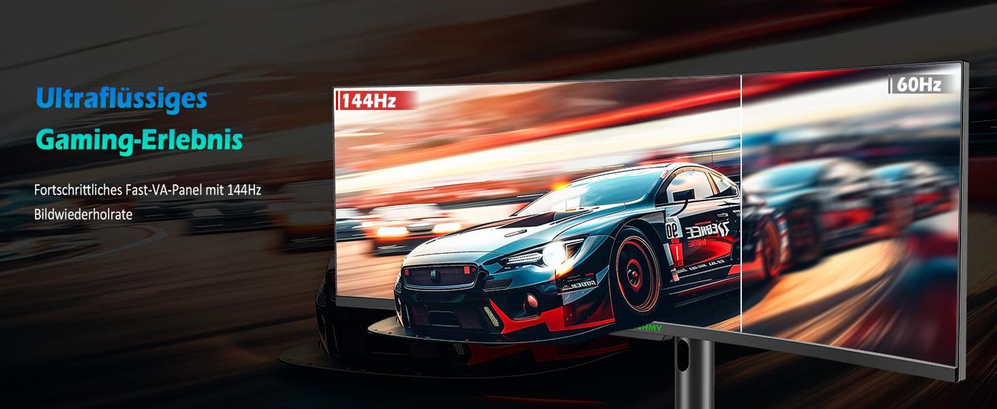 TITAN ARMY C49SHC Gaming-Monitor, 32:9, 144 Hz, C49SHC