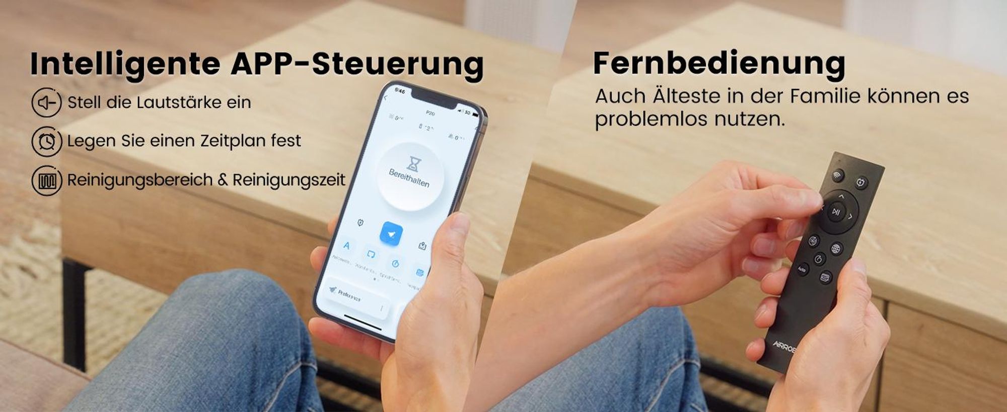 (2026 Upgraded) AIRROBO P20 Staubsauger Roboter 2800 Pa Starke Saugleistung Leiser Roboter-Staubsauger, Steuerung mit App/WiFi, 120 Minuten Laufzeit