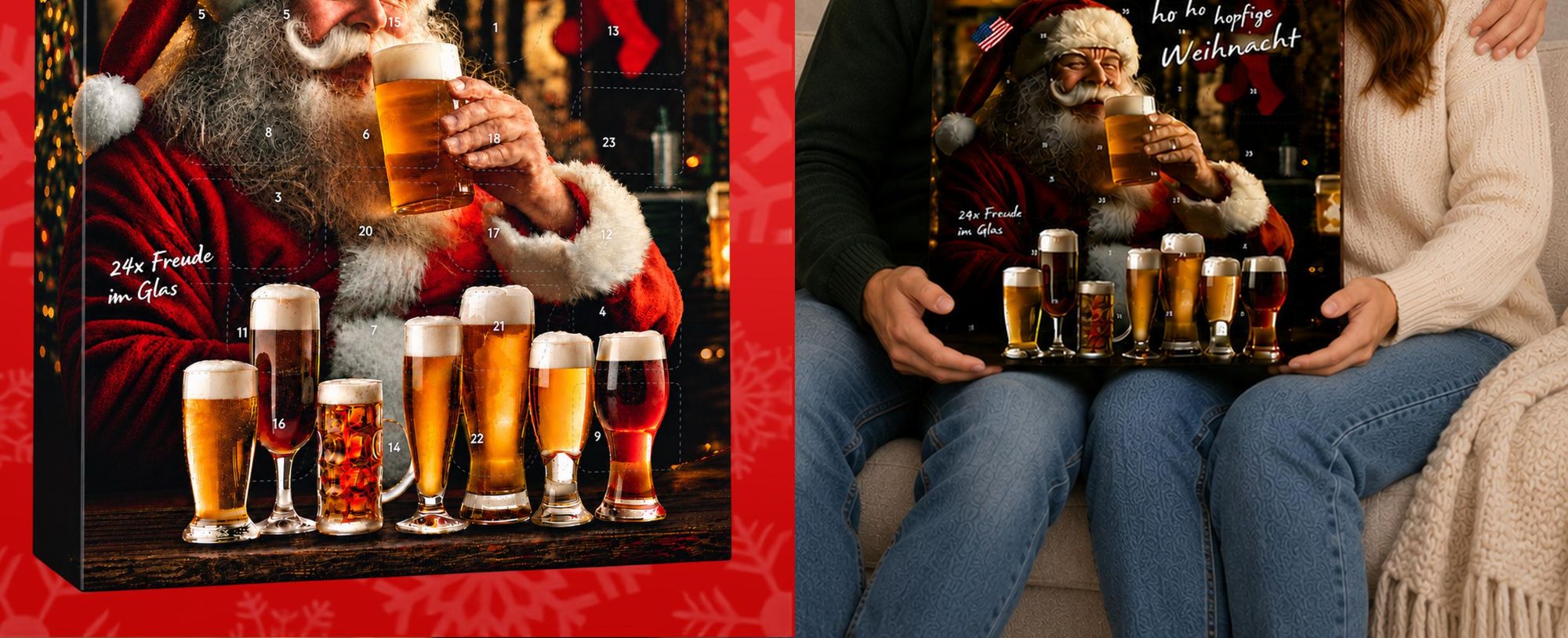 BOXILAND® calendrier avent bière 2026, 24 bières internationales 0,33 l