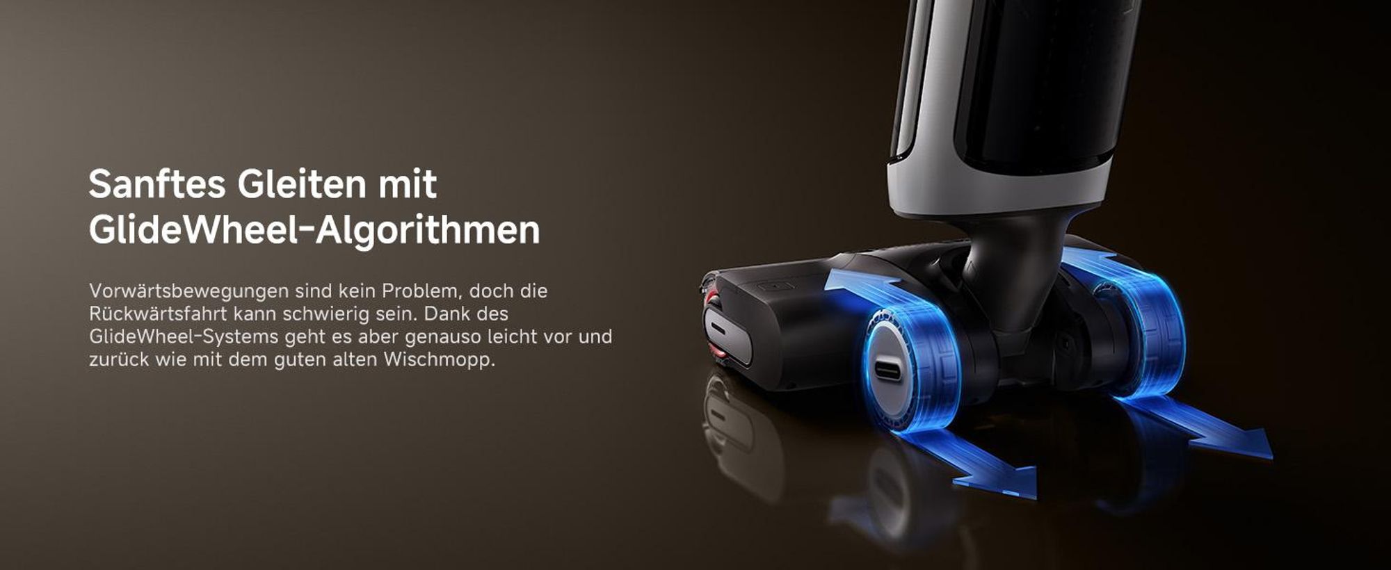 DREAME H14 Dual Nass- und Trockensauger, 5-in-1,180° Liegeposition, 18000 Pa Saugleistung,60 °C heißes Wasser,Reinigung mit zwei Kanten,App-Steuerung