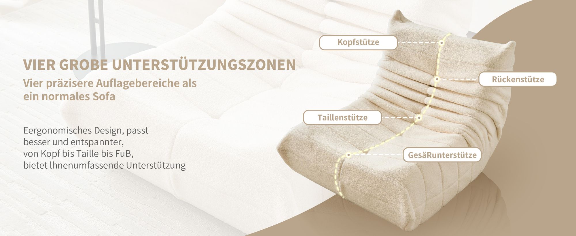 Klassische Sessel, Schlafsofas, sitzkissen boden, Lazy Sofa, Bean bag, für Schlafzimmer, Sitzsack