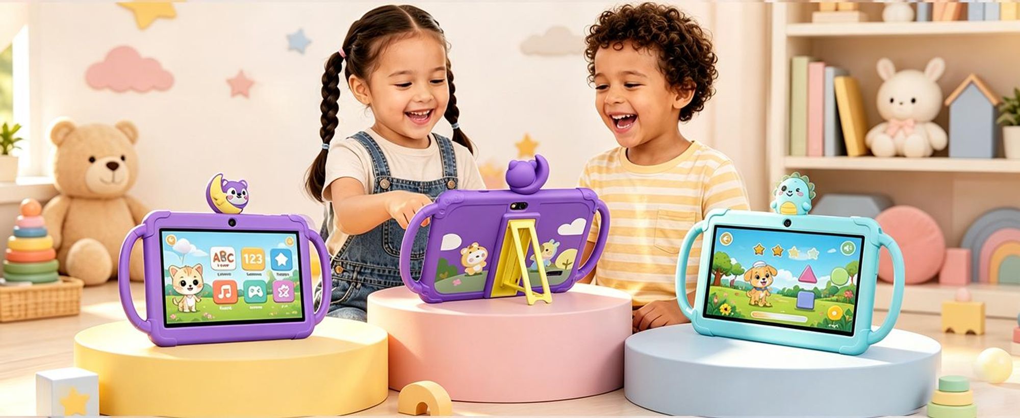 VerkfulPc-Tabwee Tablet K8 für Kinder, 6(4+2)+32 GB, mit iWawa Kindersicherung and mit Kindgerechte Hülle