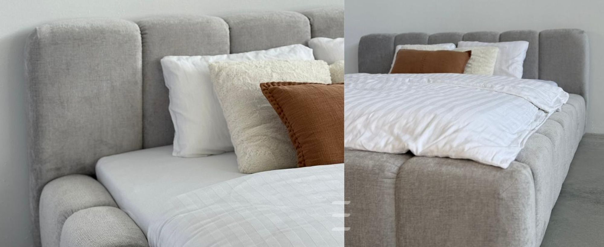 Polsterbett KALLA Premium 140x200 cm mit Bettkasten – PERFECT HARMONY 90