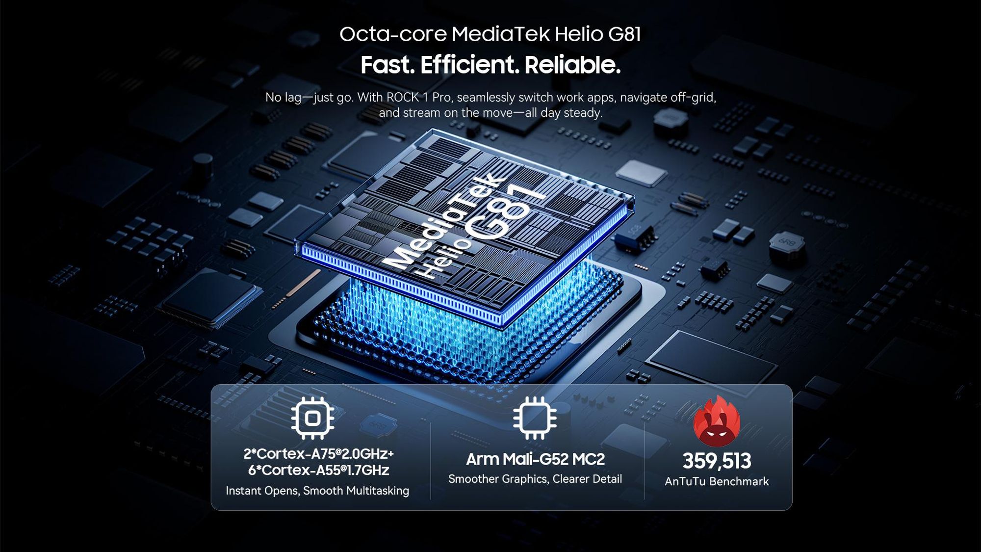 Blackview ROCK 1 PRO 6.56" Militarisches Outdoor handy, 32+256GB, Android 16, 15000mHA, 33W, Face ID, 16MP+13MP+20MP, Helio G81, IP69K/IP68
